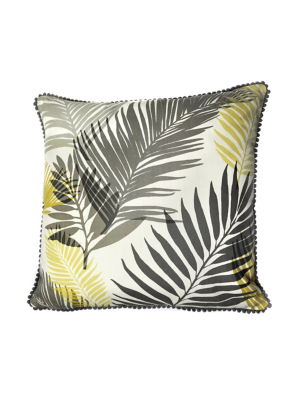 Fusion Ochre Tropical Filled Cushion Home at ASDA