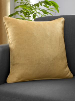 Fusion Ochre Strata Filled Cushion Home at ASDA