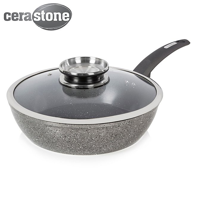 Brand New Tower 28cm Gold Forged Fry Pan with Cerastone Non-Stick Coating