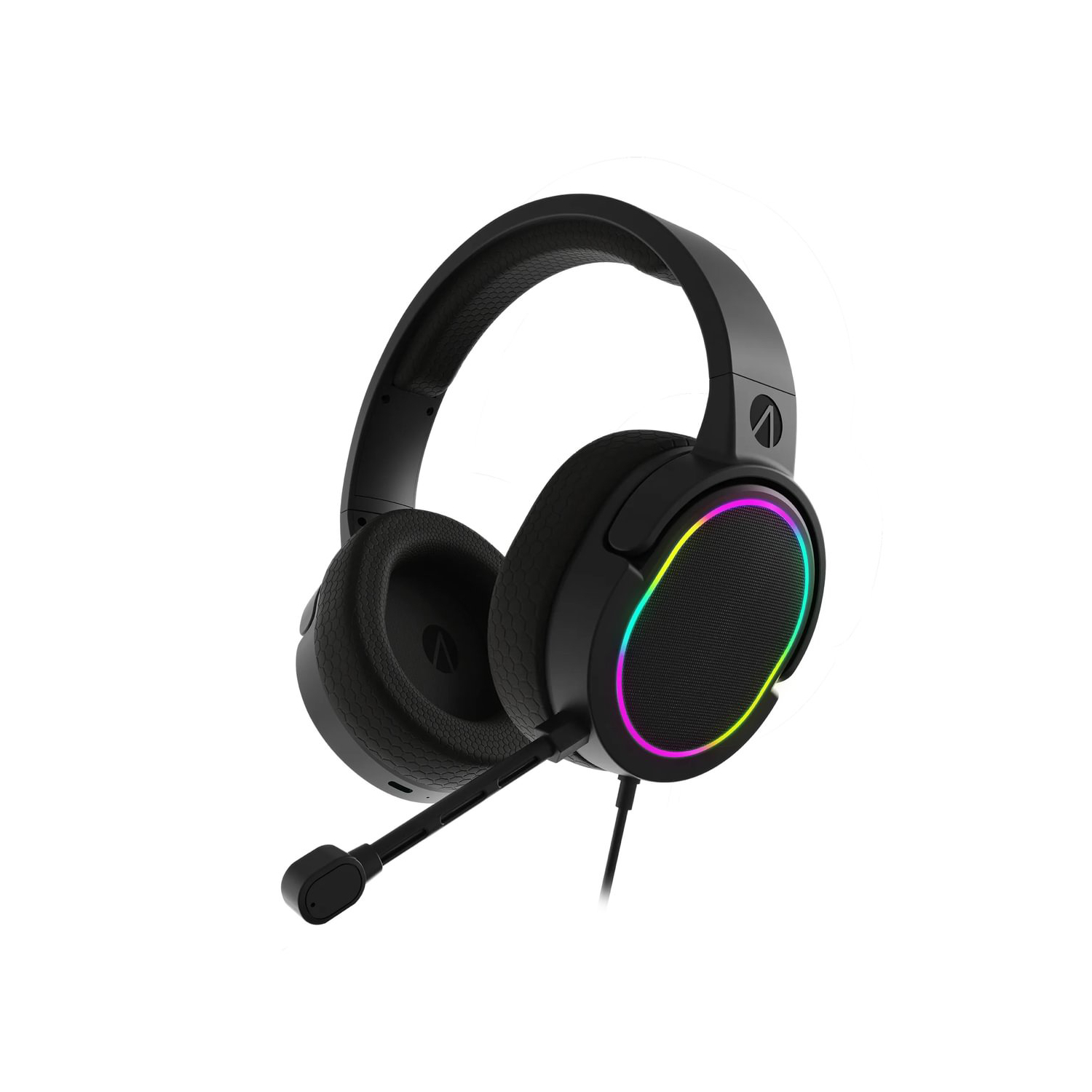 George Black Stealth Panther Led Gaming Headset
