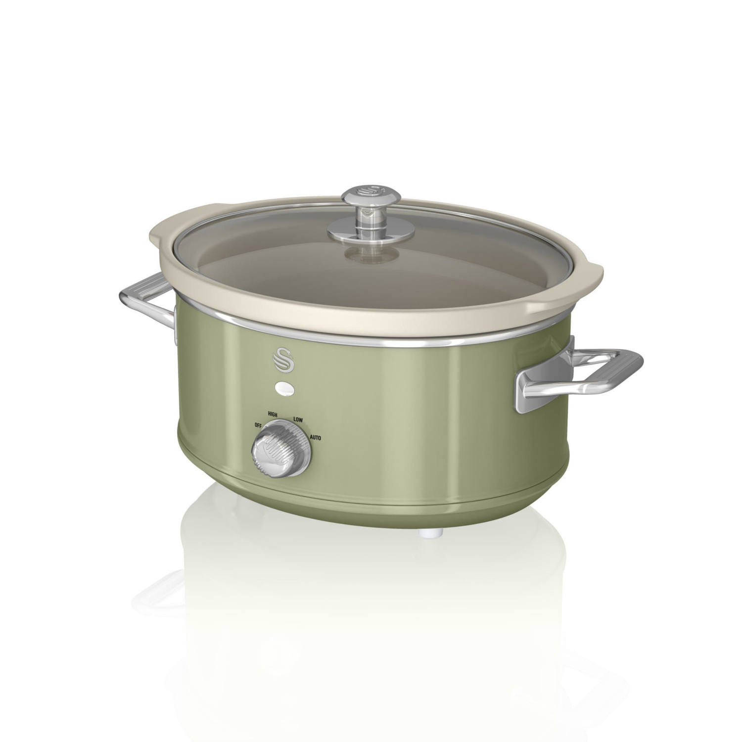 Swan 3.5L Nordic Slow Cooker in Light Green - Image 11