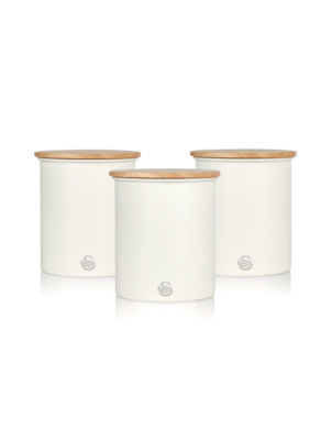Swan Nordic Set of 3 Storage Canisters Home at ASDA