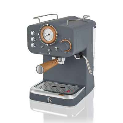 Swan Grey Nordic Pump Espresso Coffee Machine - Size 15