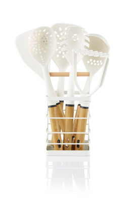 Swan Nordic 6 piece Utensils Set With Holder Home at ASDA