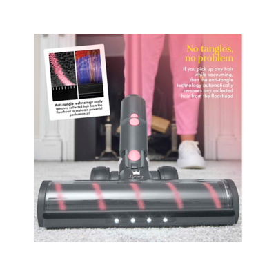 George Swan LQOC PETS 22.2V Cordless Anti Tangle Vac - Pink