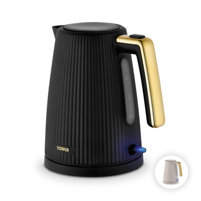 George Tower Black Velora 3Kw 1.7L Kettle - Black