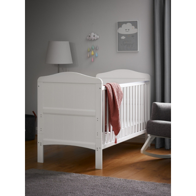 Obaby Whitby Cot Bed - White, White