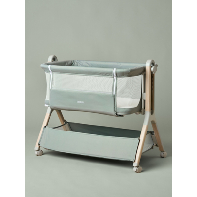 Obaby Cloud Bedside Crib - Sage