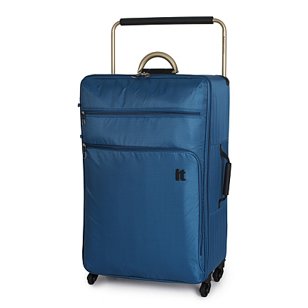 it Luggage World's Lightest 4-Wheel Spinner Trolley Case - Large, Blue ...