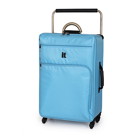 it Luggage World's Lightest Trolley Case - Medium, Blue | Luggage ...