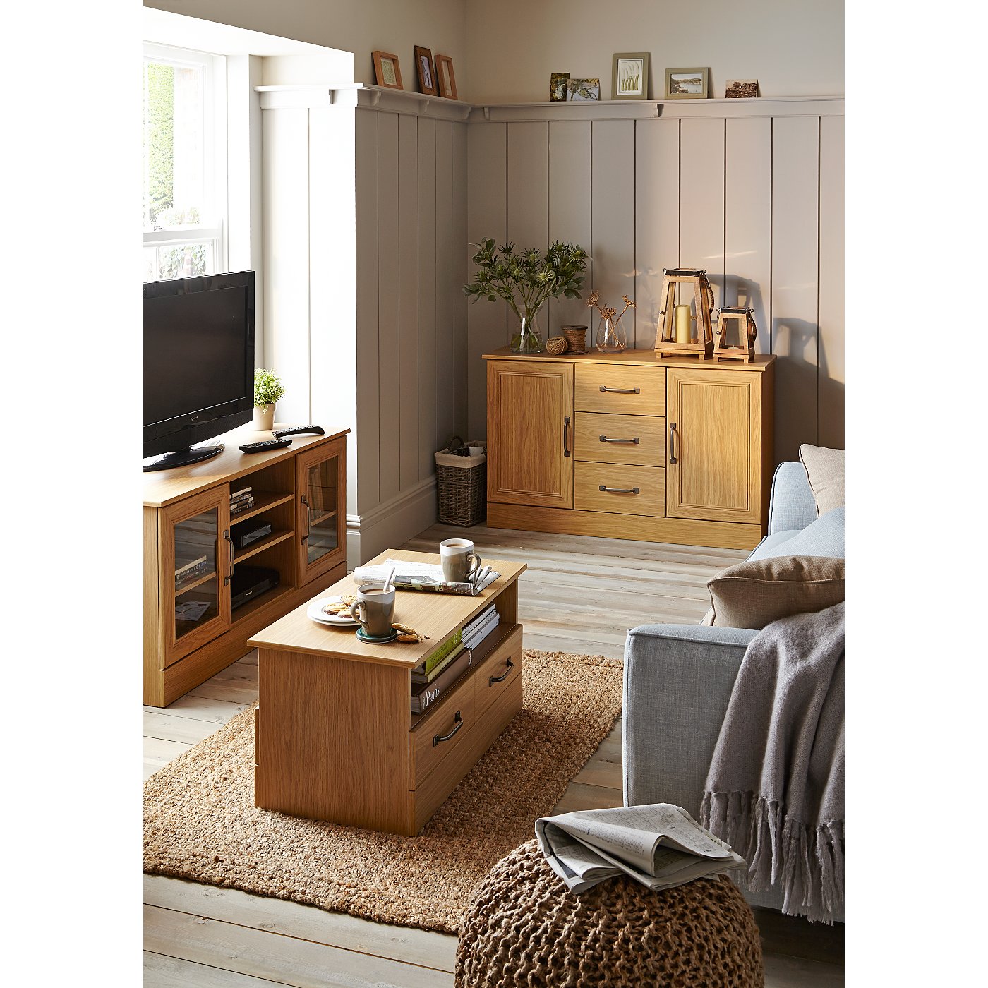 Light Oak  Living  Room  Furniture 