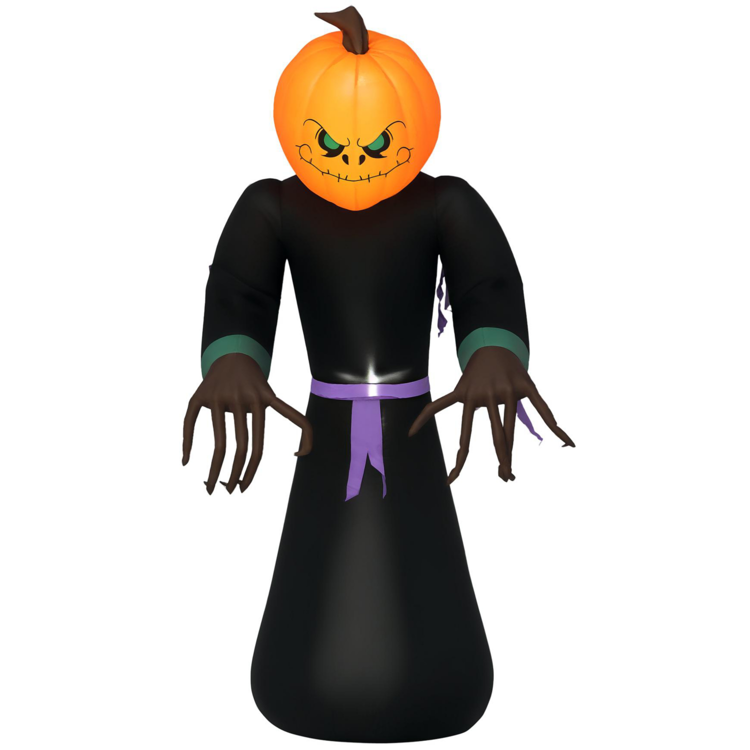 George Orange Homcom 2.1M Inflatable Pumpkin Head Decoration