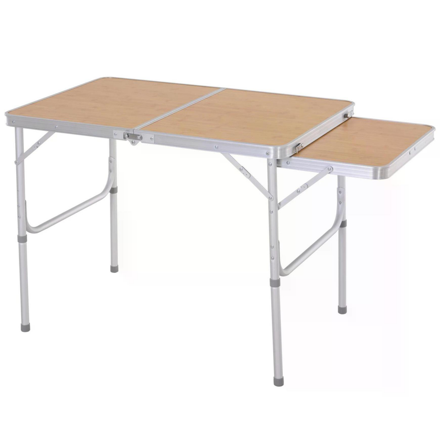 George Light Wood Outsunny 3Ft Folding Camping Picnic Table