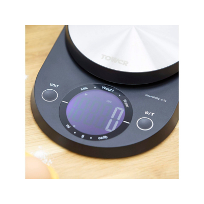 George Tower Electronic Kitchen Scale Black