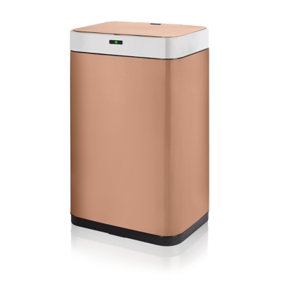 Tower 75L Rectangular Sensor Bin Copper Home at ASDA
