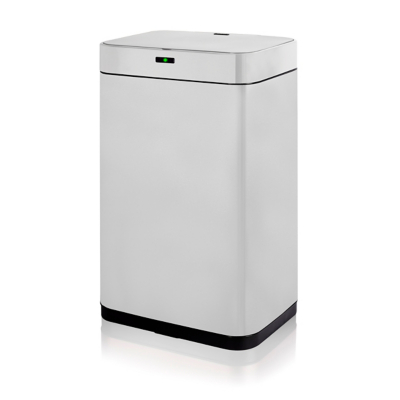 Tower 75L Rectangular Sensor Bin Matt Steel Home at ASDA