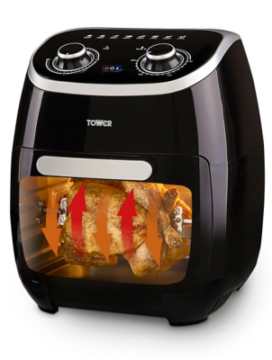Tower Vortx 11 Litre Manual AirFryer Oven Electricals at ASDA