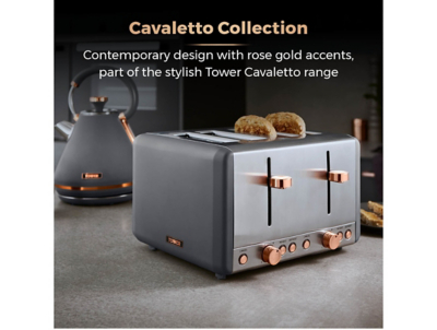 Tower Cavaletto Slice Toaster Electricals George at ASDA