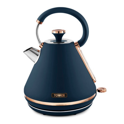 Tower Cavaletto 3KW 1.7 Litre Pyramid Kettle Midnight Blue