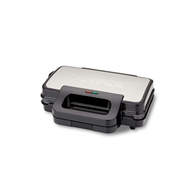 Tower Black 900W Deep Fill Sandwich Maker Size 4.5
