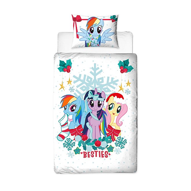 My Little Pony Reversible Xmas Duvet Set Single Home George