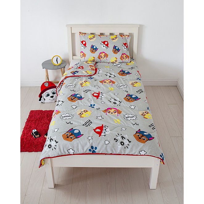 Paw Patrol 4.5 Tog Coverless Duvet Set | Home | George at ASDA