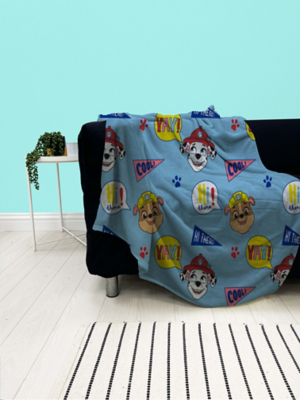 paw patrol fleece blanket asda