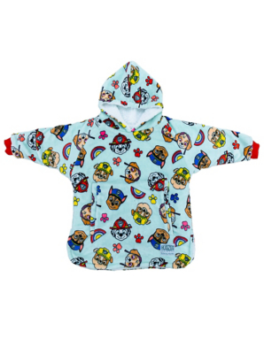 Small PAW Patrol Hugzee Hooded Wearable Fleece Home at ASDA