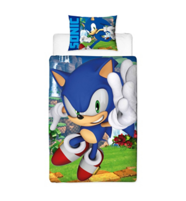 Sonic Single Duvet Set Home at ASDA