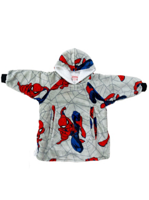 Medium Spiderman Hugzee Hooded Wearable Fleece Home at ASDA