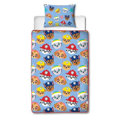 Paw Patrol Toddler Size Coverless Duvet Set Home at ASDA