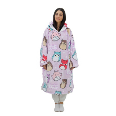 George Purple Squishmallows Hugzee Wearable Fleece Medium