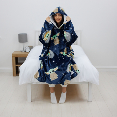 Yoda Hoodie Mandalorian Hooded Blanket Mandalorian Hugzee Home