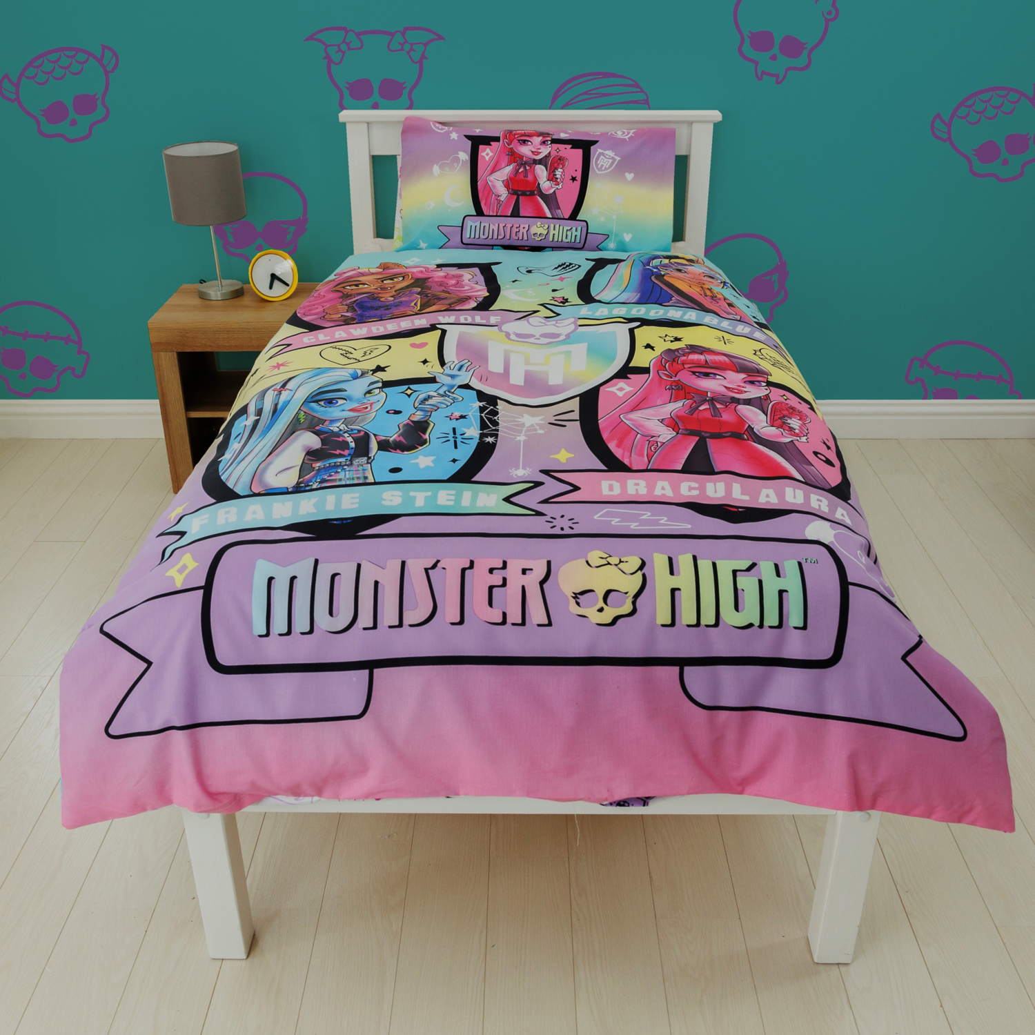 Monster High Multi Reversible Single Duvet Set