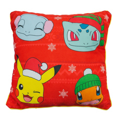 Pokémon Xmas Cushion Home at ASDA