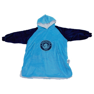 George Blue Manchester City Hugzee Wearable Fleece Medium