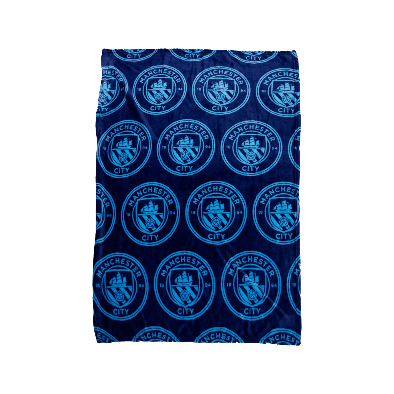 George Blue Manchester City Fleece - 150Cm X 100Cm