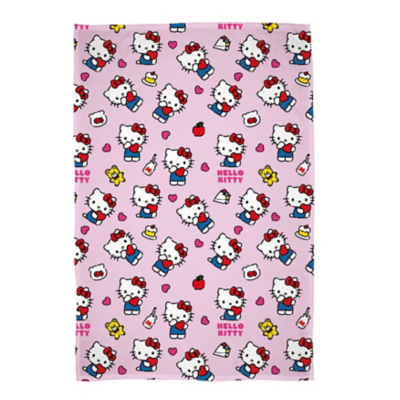 Hello Kitty Fleece Blanket Home at ASDA