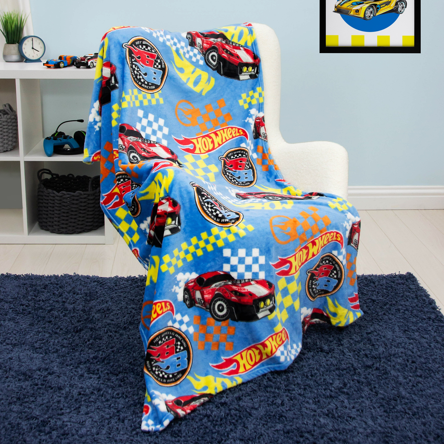 Hot Wheels Multi Fleece - 100Cm X 150Cm