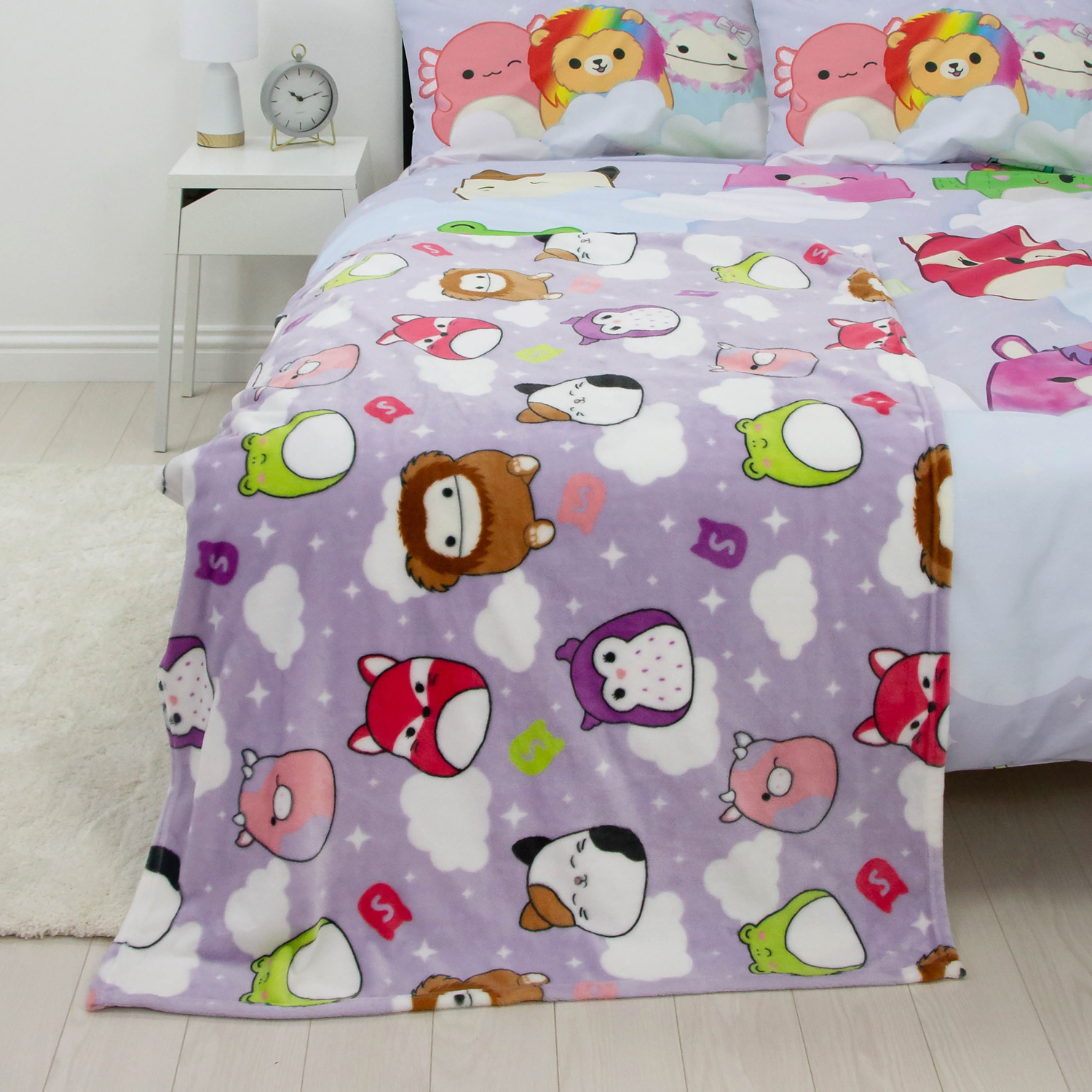 George Multi Squishmallow Fleece - 100Cm X 150Cm