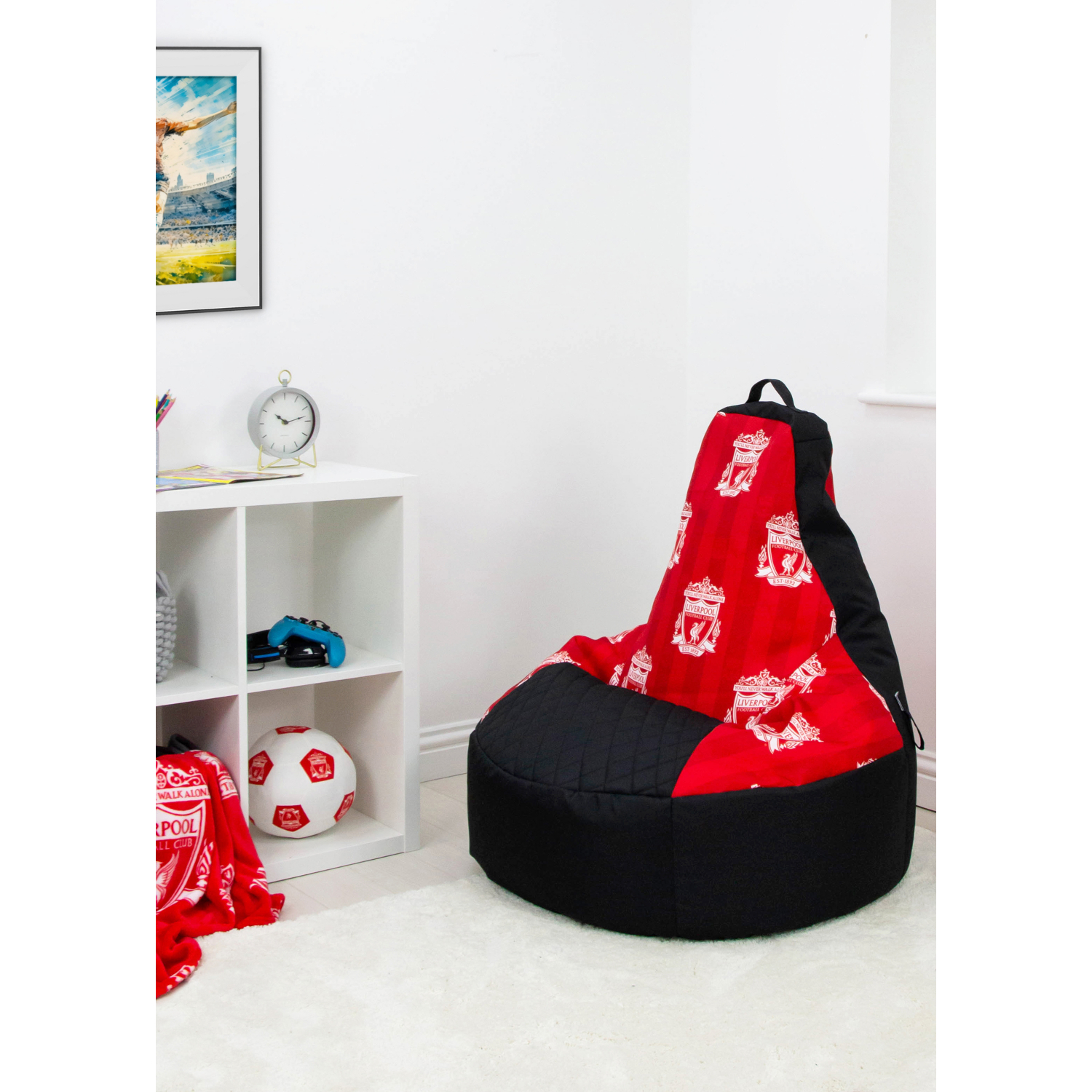 George Multi Liverpool Fc Gaming Bean Chair