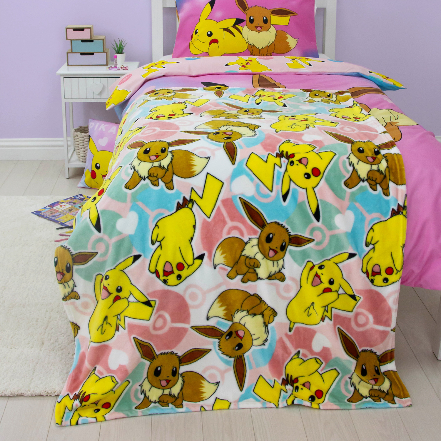 Pokemon Multi Fleece - 100Cm X 150Cm
