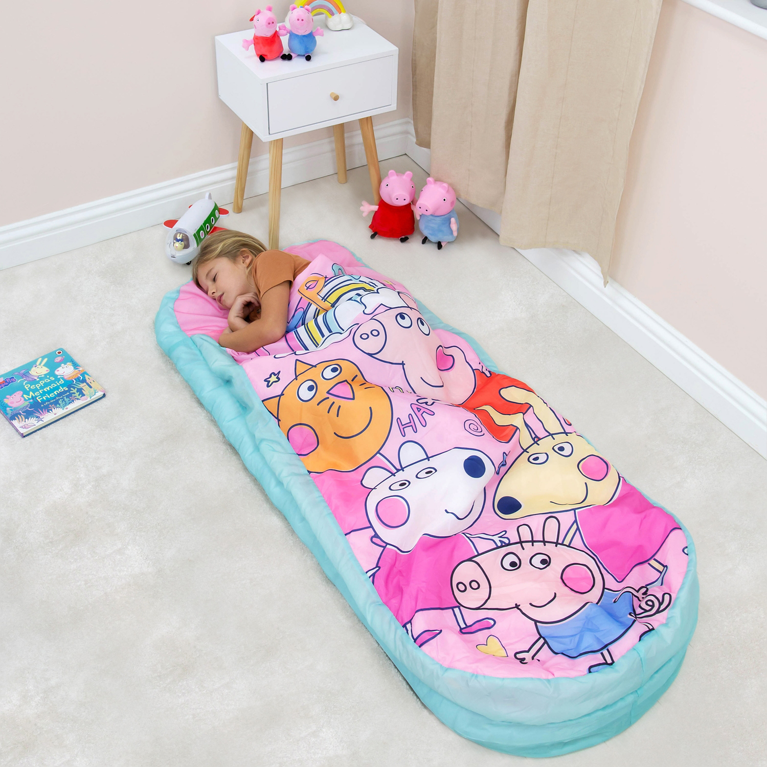 Peppa Multi Pig Inflatable Ready Airbed