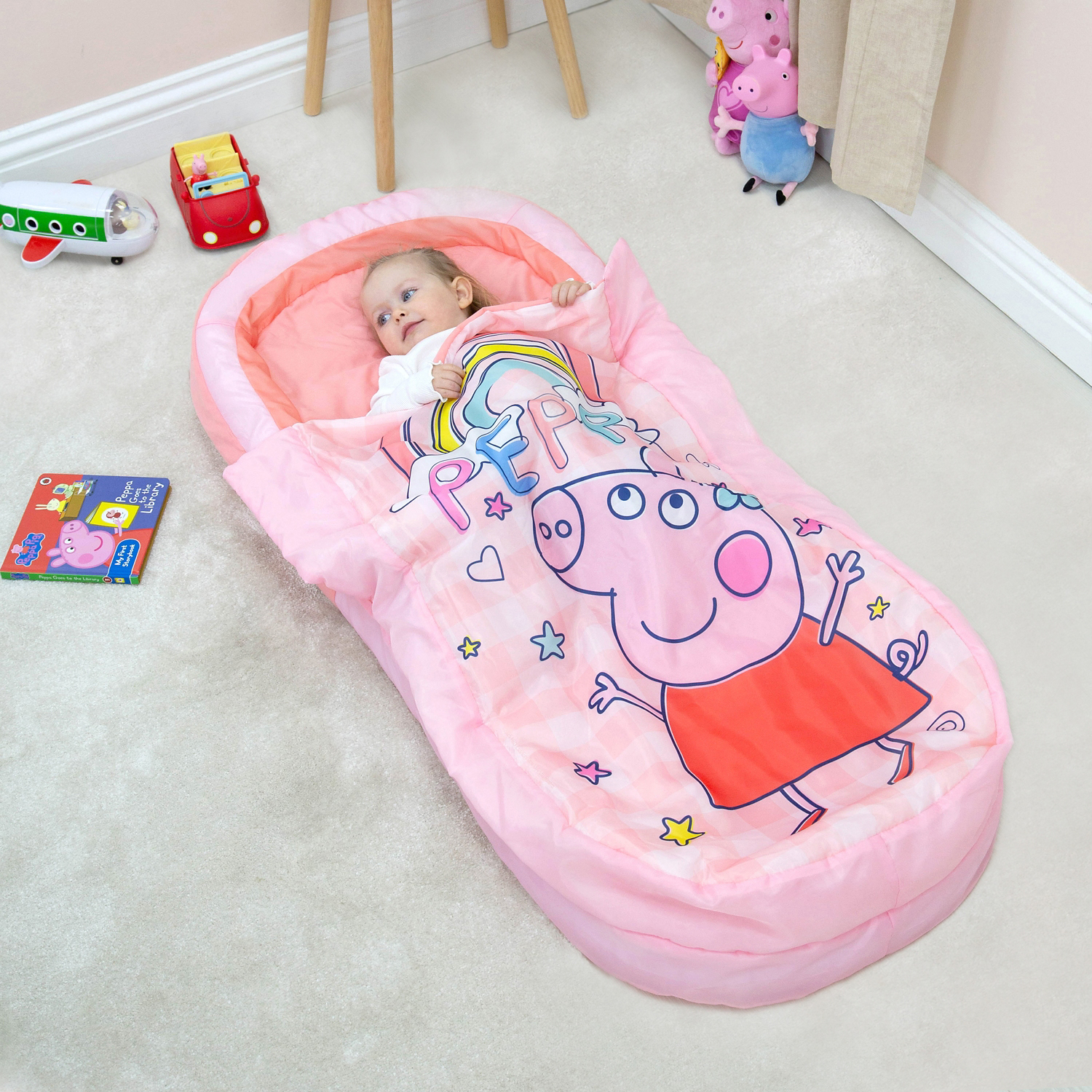 Peppa Multi Pig Inflatable My First Ready Airbed