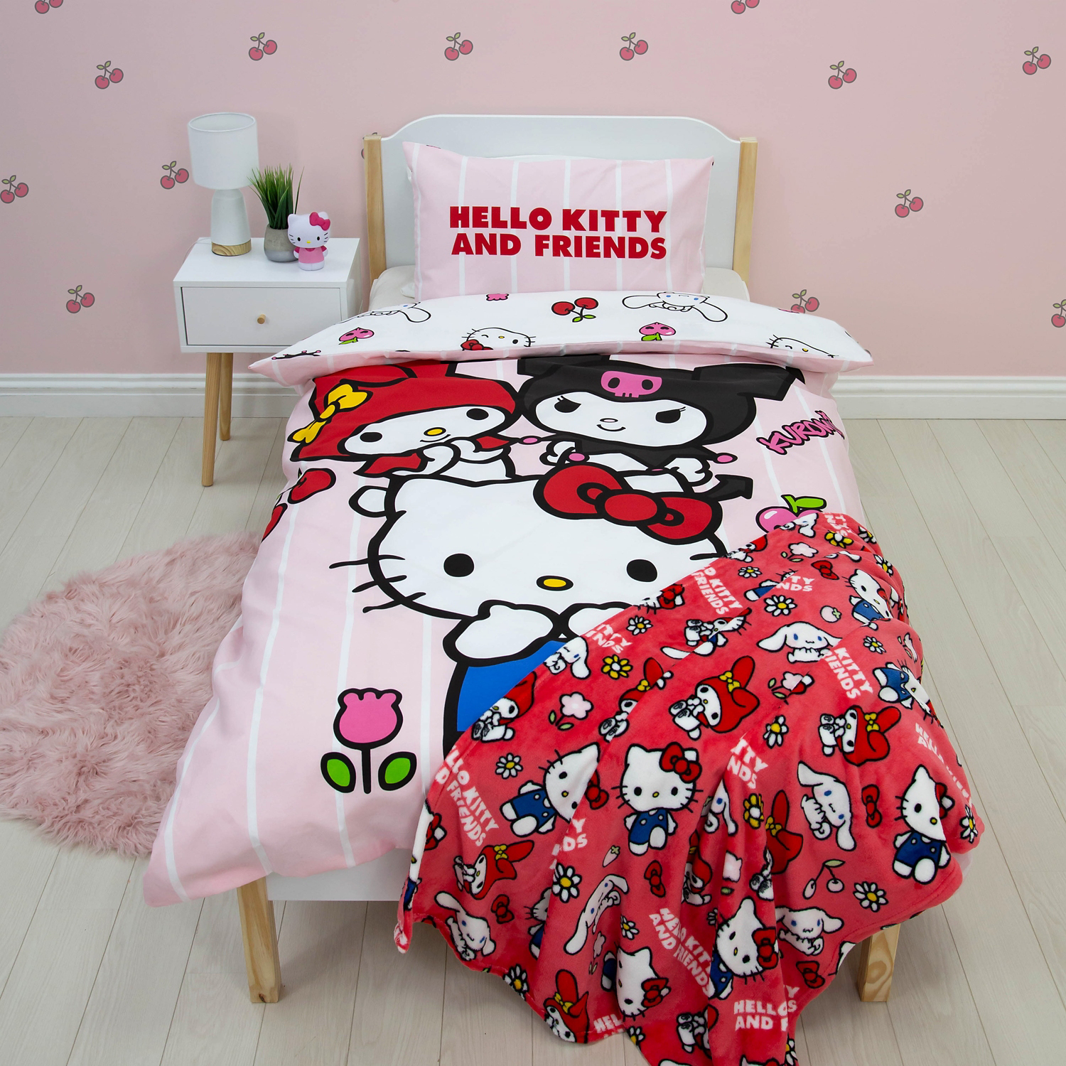 Hello Kitty Multi & Friends Single Duvet