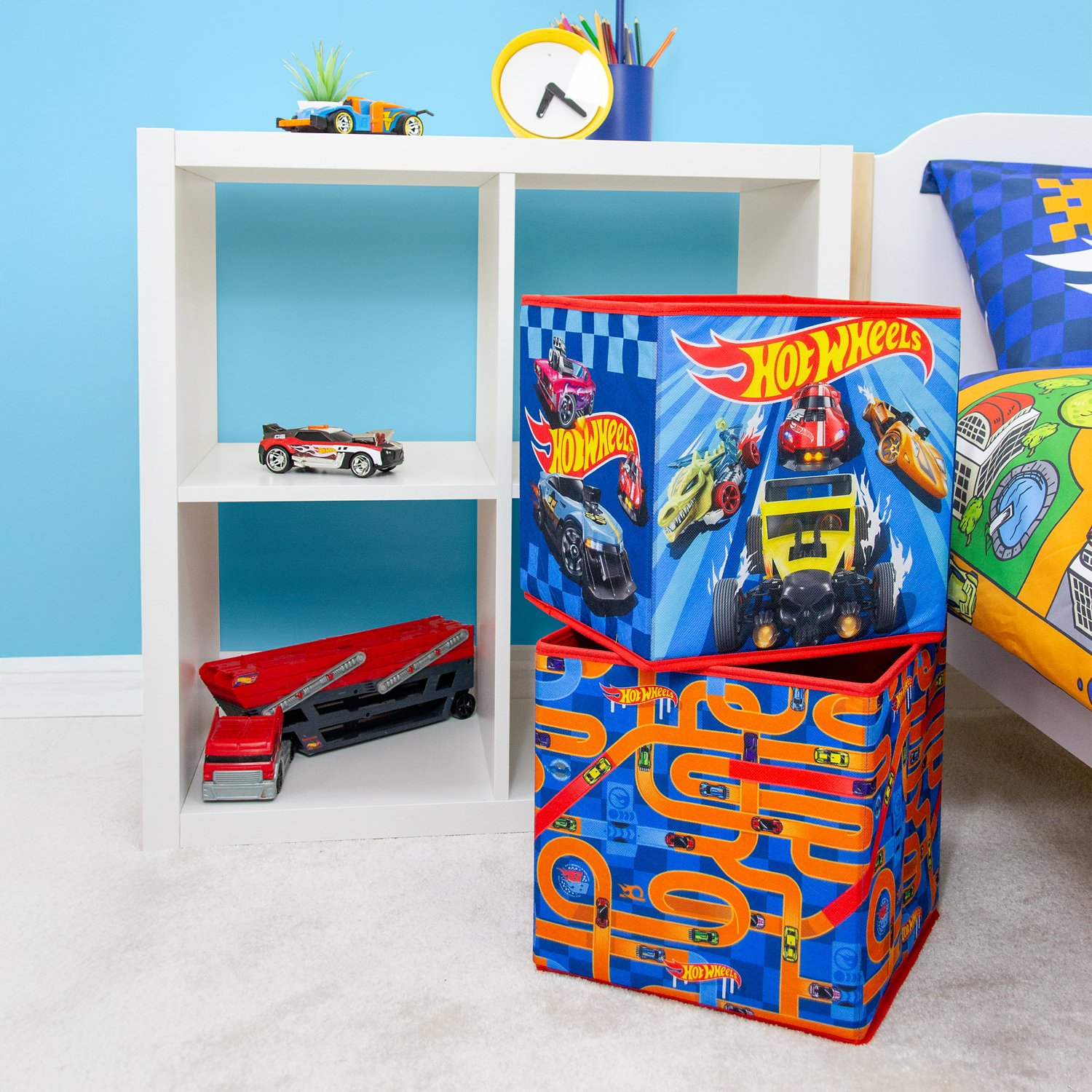 Hot Wheels Multi Mattel 2 Pack Storage