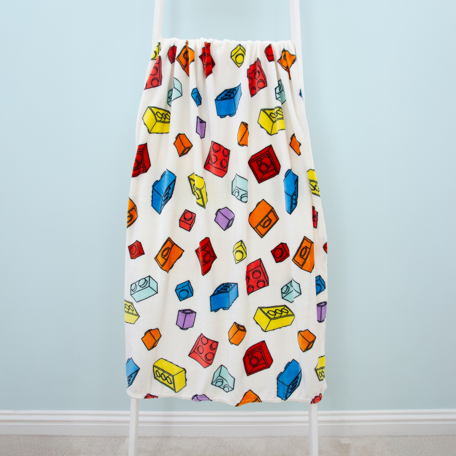 Lego Multi Fleece Blanket Throw - 100 X 150Cm