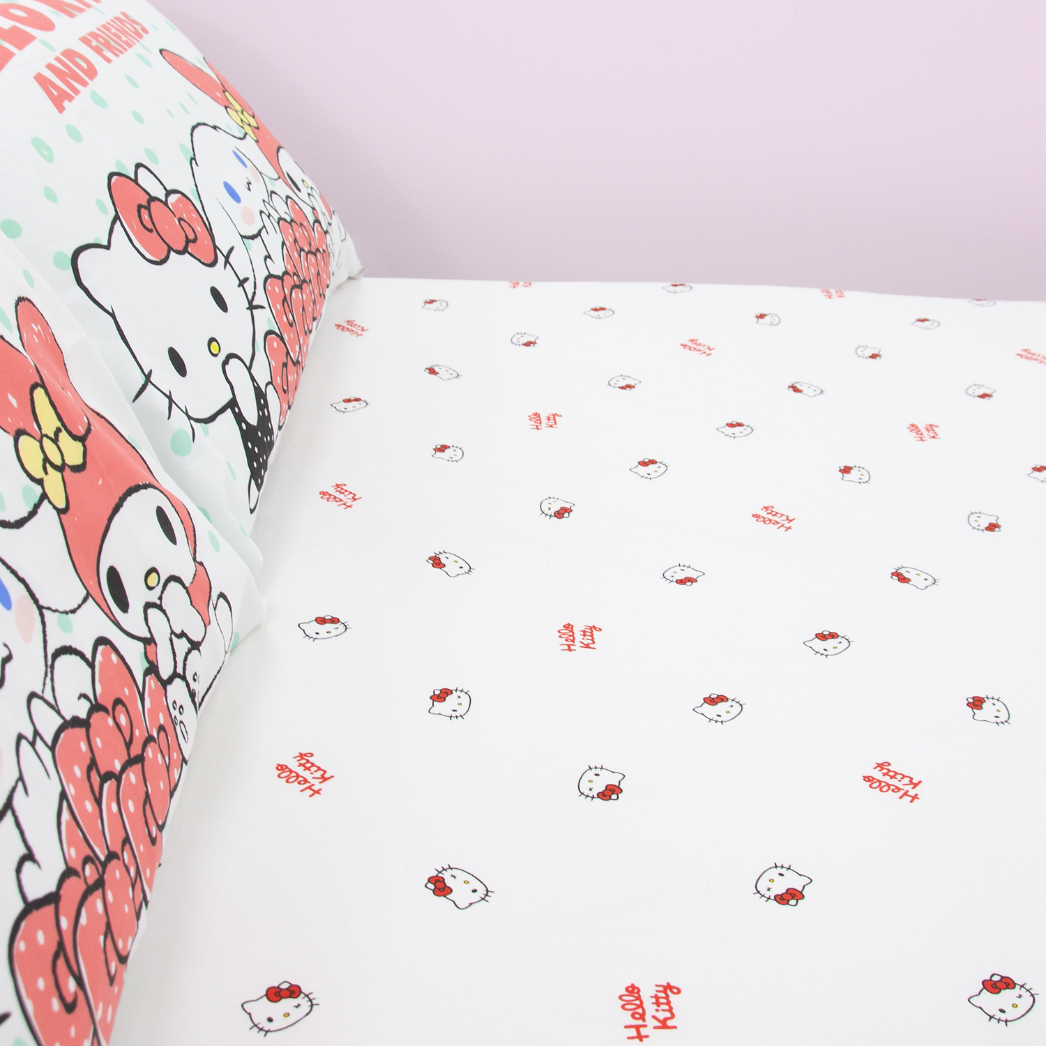 Hello Kitty Multi Fitted Sheet