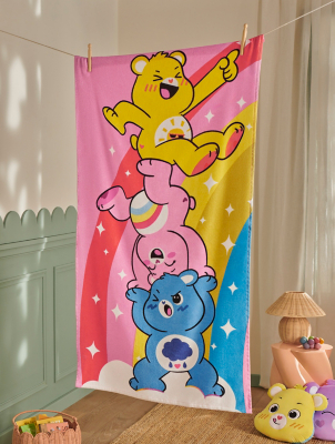 Care Bears Cotton Beach and Bath Towel