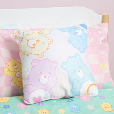 Care Bears Retro Reversible Square Decorative Cushion